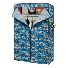 Cotton Field 棉花田傢飾 里約鐵力士架防塵衣櫥布套 花草集 牛津布, L(122 x 46 x 180cm), 1個, 1入