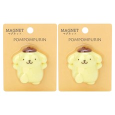 AOI MARKET 三麗鷗 布丁狗 吉祥物磁鐵 2入, 2個, 混色