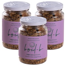 볼비 그래놀라 클래식 앤 마카다미아, 200g, 3개