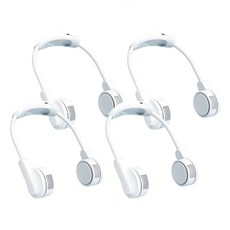 Well Life 悅生活 GoTrip 航太科技冷氣雙模無線掛脖行動空調 4個, 單一商品, 白色