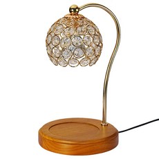 Rofancy洛帆晞 經典木座系列 可調光融蠟燈, 典雅圓深木座