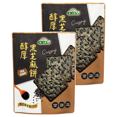 統一生機 醇厚黑芝麻餅, 124g, 2個