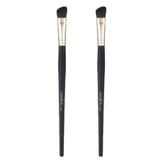 벨벳 미디엄 앵글 섀도우 브러쉬, 블랙, 2개