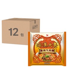 統一 滿漢大餐 蔥燒牛肉麵 187g, 12包