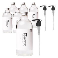 Homekeeping 餐具清潔劑 青橘香 2瓶+專用壓頭, 1L, 6瓶