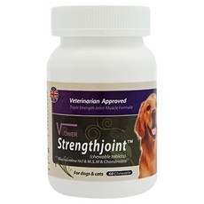 VPOWER V霸 葡萄糖胺軟骨素錠, 60顆, 維護骨骼/關節, 1罐