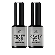 Non-Wipe Crazy Overlay Top Gel 14ml, 標準, 2個
