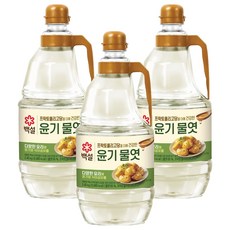 백설 윤기 물엿, 3개, 2.45kg