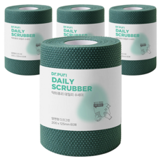 Dr. Fury 一次性洗滌器小型 60p, 深綠色, 4個