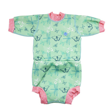 Splash About Happy Nappy Wetsuit 連身版游泳尿布褲 防漏保暖防曬 UPF50+防曬布料, XXL, 1件