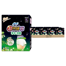 SOFY 蘇菲 超熟睡內褲型衛生棉 草本抑菌, M, 2片, 32包