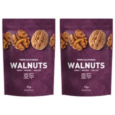 [쿠팡수입] 캘리포니아 호두, 1kg, 2개