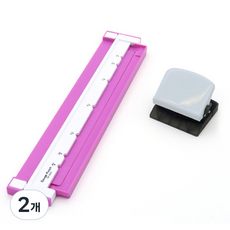 淘寶 6孔打孔機, 粉紅色, 2個