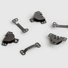 快樂熊高級一鉤眼套組 30p, 黑鎳, 1套