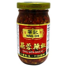 寧記 蒜蓉辣椒, 嚴選朝天椒, 台灣原料, 高溫殺菌, 245g, 1罐