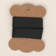 HAPPY BEARS 軟膠帶 20 毫米, 黑色, 3捲