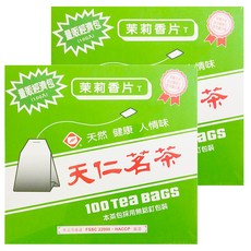 天仁茗茶 茉莉香片 量販經濟包, 2g, 100包, 2盒