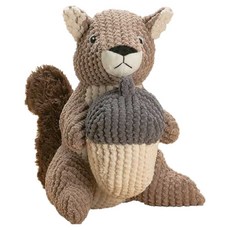 patchworkpet 療癒狗玩具, 松鼠 + 松果, 1個