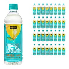 데일리씨 롯데칠성음료 레몬워터, 48개, 500ml