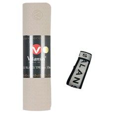 Valansis TPE 瑜珈墊 + 背帶, 奶油米色, 1套