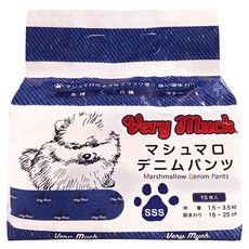 Verymuch 棉花糖寵物尿褲, 超強吸收力, 攜帶方便, 可重複穿, 時尚牛仔色搭配, SSS