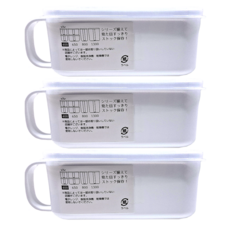 NAKAYA 手把保鮮盒 TA-K592-1 13.8 x 6.4 x 6.1cm 400ml, 3個, 1組