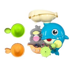 海豚沐浴玩具組, 混色