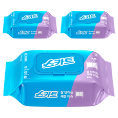 Yuhan Kimberly 清潔用濕紙巾 80張入, 3包