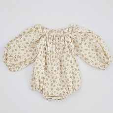 BEBENINE 新生兒用 Elena 荷葉邊連身衣