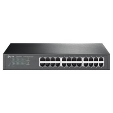 TP-Link 24埠 Gigabit 桌上型/機架裝載型商用交換器, 1個, TL-SG1024D v11