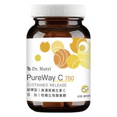 Dr. Nutri 芯漾生醫 維生素C膠囊, 60顆, 850mg, 1罐
