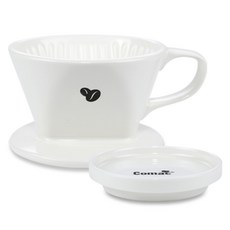Comac 陶瓷咖啡濾杯底座套組 1, 濾杯 + 底座, 1套, 450ml