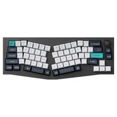 키크론 Q8 MAX RGB 기계식 핫스왑 유무선 인체공학 키보드, 카본블랙, Q8M-M4, 바나나축