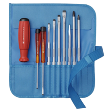 PB SWISS TOOLS 起子組+工具收納袋 8215.A 土耳其藍, 1組