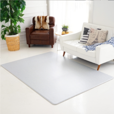 삼바텍 PVC 양면 사각 놀이방매트, 직물패턴 그레이