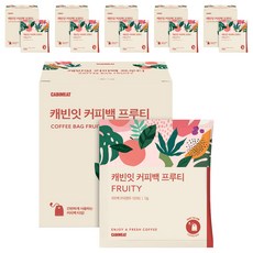 CABINEAT 浸泡式咖啡包 果香風味, 12g, 7包, 6盒