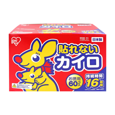 IRIS OHYAMA 愛麗思歐雅瑪 袋鼠家族手持式暖暖包 60入 12.5 x 9.5cm, 1盒