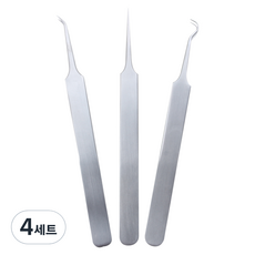 ROYAL 專業粉刺夾 3支組, 單色, 4組