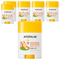 ATOPALM 愛多康 兒童戶外玩耍防曬棒 SPF50+ PA++++, 21g, 6個