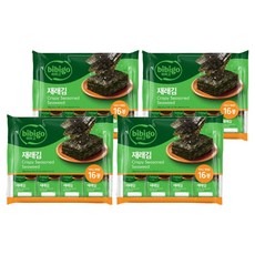 비비고 재래김 도시락김 16p, 64g, 4개