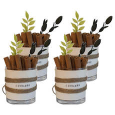 mingblanc 肉桂棒室內裝飾品DIY套組 大, 4套