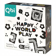 Qbi 塊樂方程式 益智軌道磁吸玩具 0歲 寶寶看世界 : 感官啟蒙組 新生兒禮盒版 1kg, 混和顏色, 1組