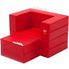 design skin 蛋糕沙發, 紅色