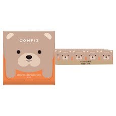 COMFIZ 康菲 兒童淨膚加強乾濕兩用巾, 45個, 60張, 50gsm