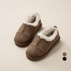 롤리트리 아동용 털안감 스웨이드 슬립온