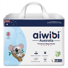 aiwibi 愛薇彼 森語棉褲型紙尿褲 9~14kg, 40片, L