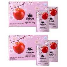 브롤로 100% 사과즙 스탠딩형, 90ml, 40개