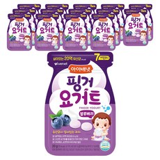 아이배냇 핑거 요거트, 20g, 15개, 블루베리