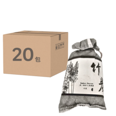 除臭除濕竹炭包, 約7x12cm, 中國製, 20包, 100g