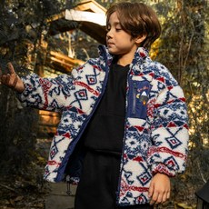 오즈키즈 아동용 노르딕 플리스 뽀글이 점퍼